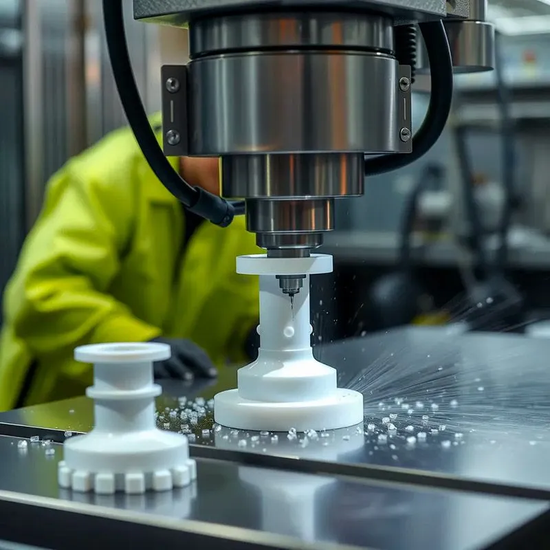 PTFE lubrificante em peças usinadas - Megaflon