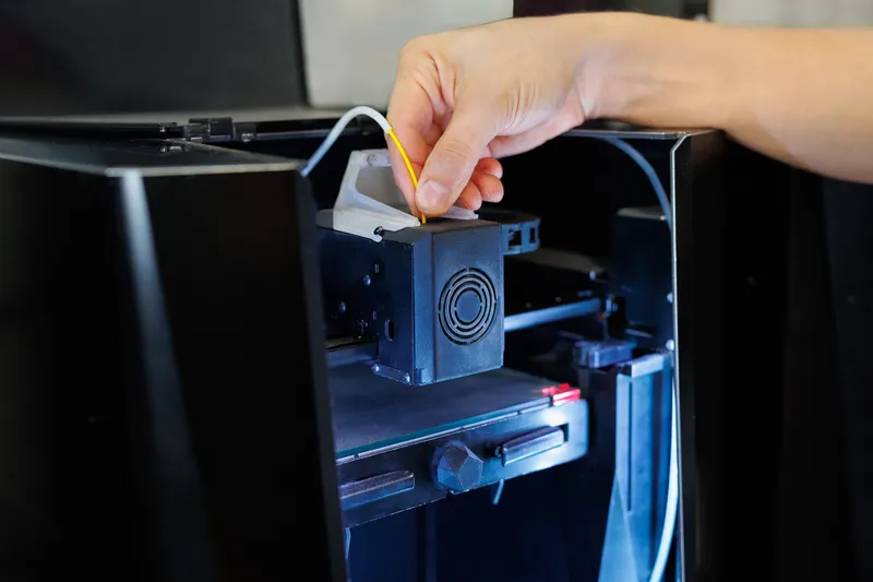 Peça pra impressora 3D em PTFE Teflon™