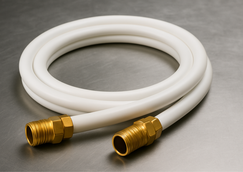 Mangueira PTFE - Lisa e Pura, sob medida da Megaflon.