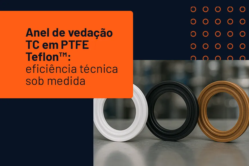 Anel de Vedação TC em PTFE Teflon